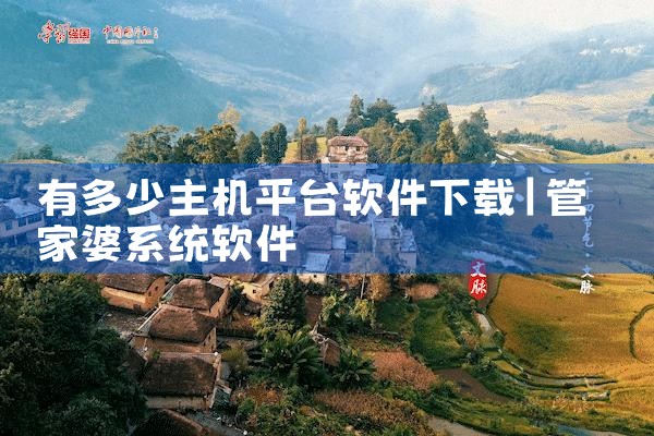 有多少主机平台软件下载
